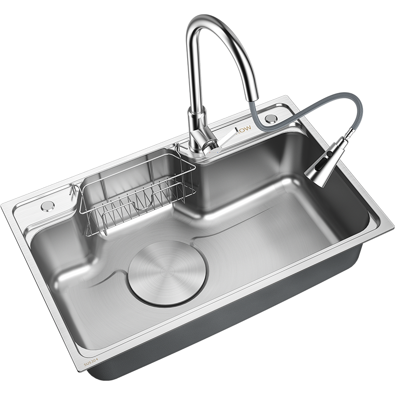 箭牌(ARROW)厨房水槽大单槽套装厨房洗菜盆洗手盆洗碗水池冷热厨房水龙头