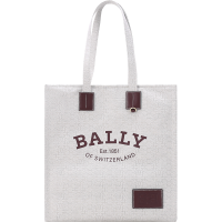 巴利 BALLY 奢侈品 女士织物B-Chain手提单肩包托特包 CRYSTALIA LMN