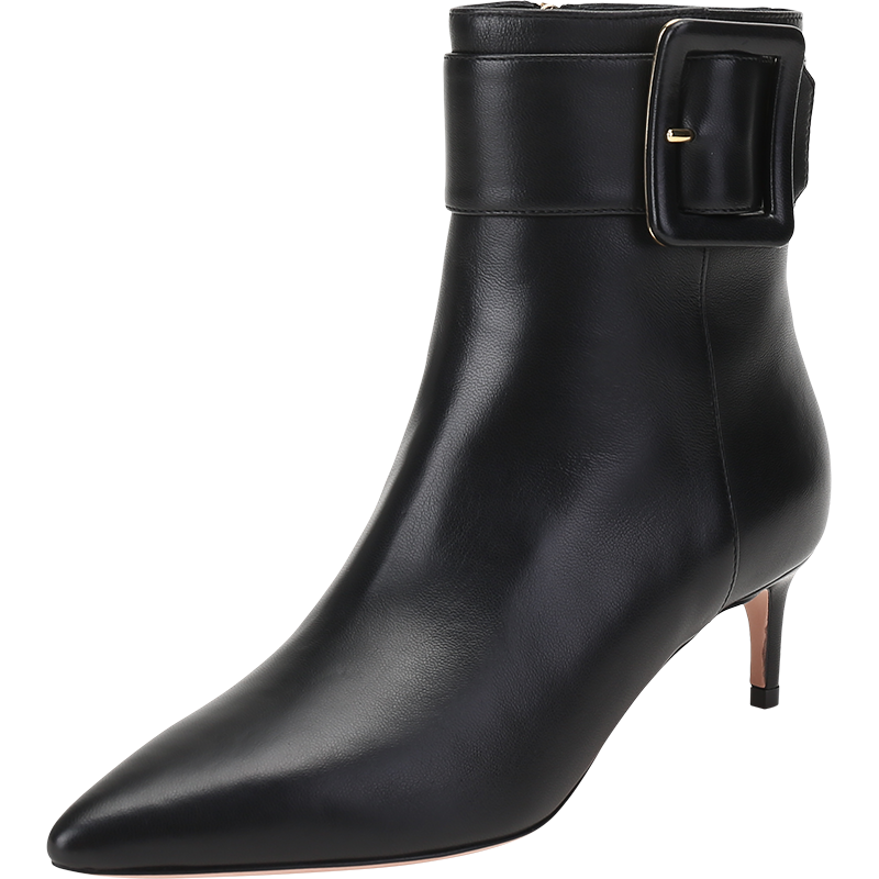 BALLY 巴利 女士皮质尖头靴子短靴 JEMMA 55 MONO