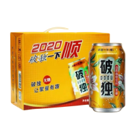 破独(podu) 白茶植物饮料310ml*24 无糖 煮制白茶饮料 烟酒的搭档 油辣的伴侣