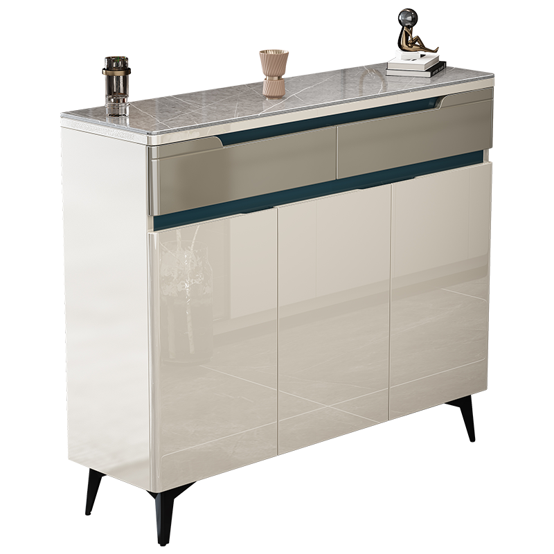 梵宜意式极简轻奢ins风客厅走廊简约现代储物收纳玄关间厅置物碗筷10-6斗柜