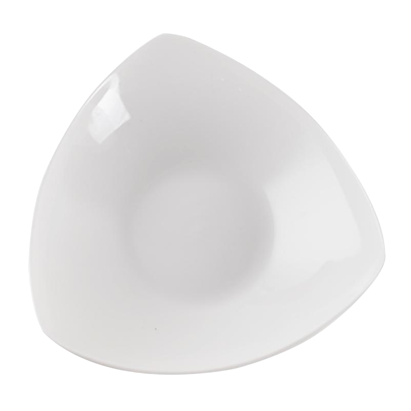 LICHEN景德镇骨瓷餐具菜盘子饭碗面碗纯白陶瓷碗沙拉碗 7英寸直径18厘米x高4厘米