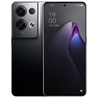 OPPO Reno8 Pro+ 暗涌黑 8GB+256GB 5G手机 天玑8100-MAX 芯片 长寿版 80W 超级闪充 120Hz OLED 超清屏 全网通手机