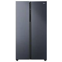 美的(Midea)19分钟急速净味601升变频一级能效对开双开门冰箱家用除菌BCD-601WKPZM(E