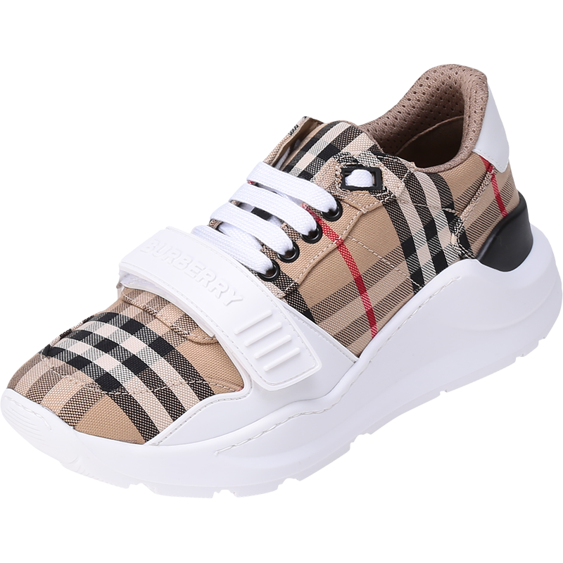 博柏利/巴宝莉 BURBERRY 女款 织物厚底系带休闲运动鞋80505091