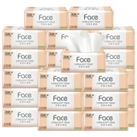 洁柔(C&S)洁柔抽纸24包整箱纸巾实惠装家庭装婴儿家用纸抽餐巾纸