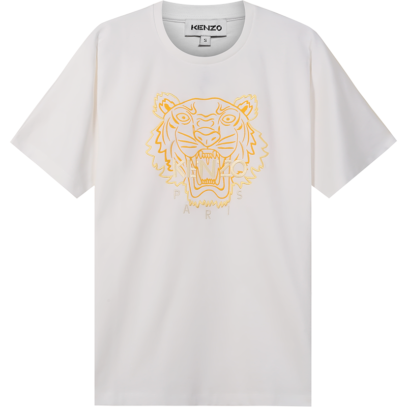 高田贤三 KENZO 女士 棉质宽松版圆领短袖T恤FC5 2TS677 4YH