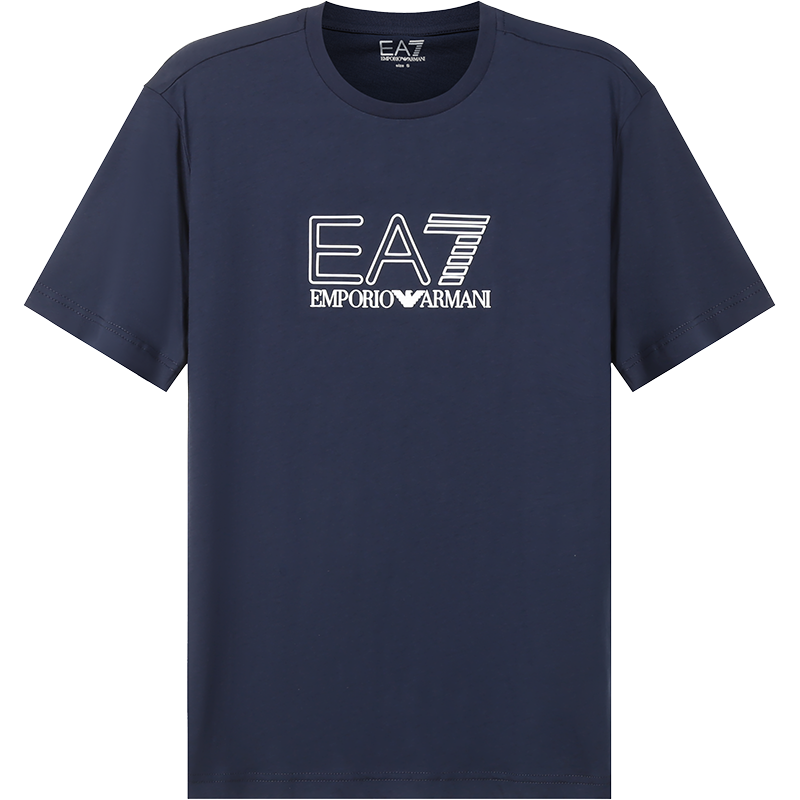 阿玛尼 ARMANI EA7 男士 棉质圆领短袖T恤3LPT81 PJM9Z