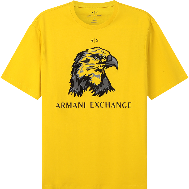 阿玛尼 ARMANI EXCHANGE 男士 棉质圆领短袖T恤3LZTAQ ZJ6QZ