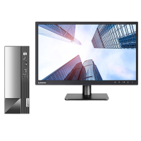 联想(Lenovo)扬天M4000q 商用台式机电脑整机(intel酷睿 i3-12100 8G 1T Office2021 Win11)21.45英寸显示器 商用家用办公学习