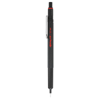 红环(rOtring)自动铅笔 专业绘图设计师专用800系列银色0.5mm 全金属笔身伸缩笔头
