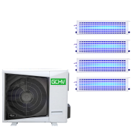 GCHV 多联机中央空调一拖四 6匹变频冷暖 1级能效GCHV-VH140R1-F01 90-120㎡