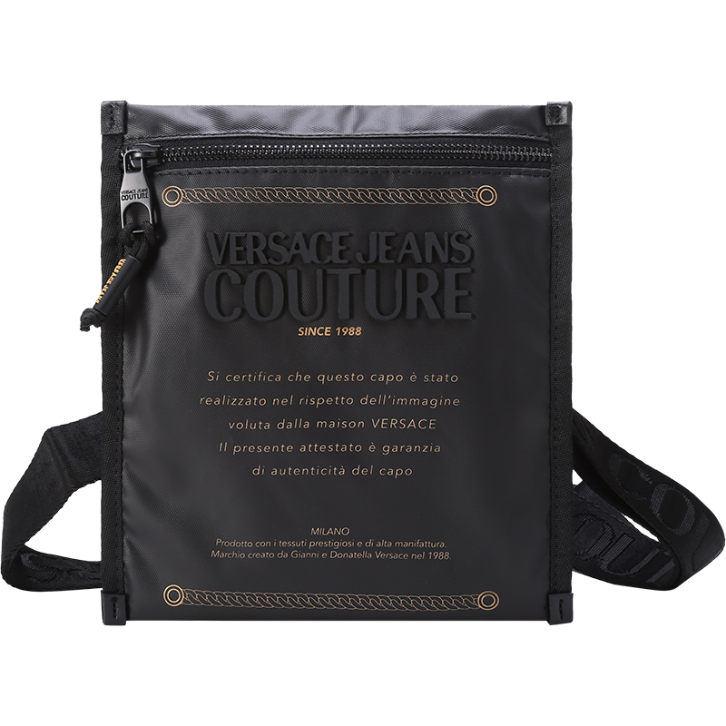 VERSACE JEANS COUTURE 范思哲 男士织物单肩斜挎包 71YA4B32 ZS103