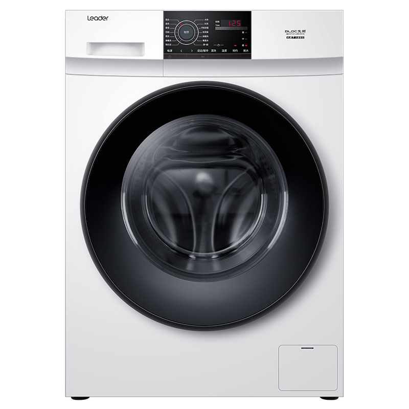 统帅(Leader)海尔出品 10公斤 大容量 变频滚筒洗衣机 巴氏杀菌洗 高温筒自洁 1级能效 @G1012B36W