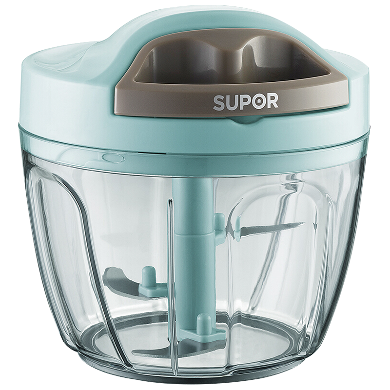 苏泊尔(SUPOR)手动多功能搅碎肉机料理机切菜器家用蒜泥压蒜器绞菜机厨房用品 蔬菜料理器KG65AB10