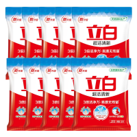 苏宁极物洗衣粉245g*10袋整箱批发超洁清新小包装袋装家用实惠装