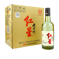 北京红星大曲酿白酒 42度清香型纯粮优级白酒 500ML*6瓶 整箱装