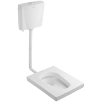 箭牌卫浴(ARROW)蹲便器带水箱套装陶瓷大便器防臭蹲厕整套蹲坑便池蹲便器水箱组合