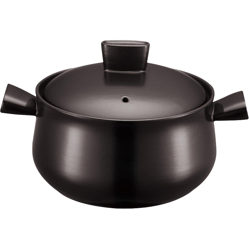 苏泊尔(SUPOR)砂锅 TB25A1 大容量砂锅大号陶瓷煲汤锅炖锅新陶养生煲耐高温不开裂石锅 2.5L浅汤煲 原色盖