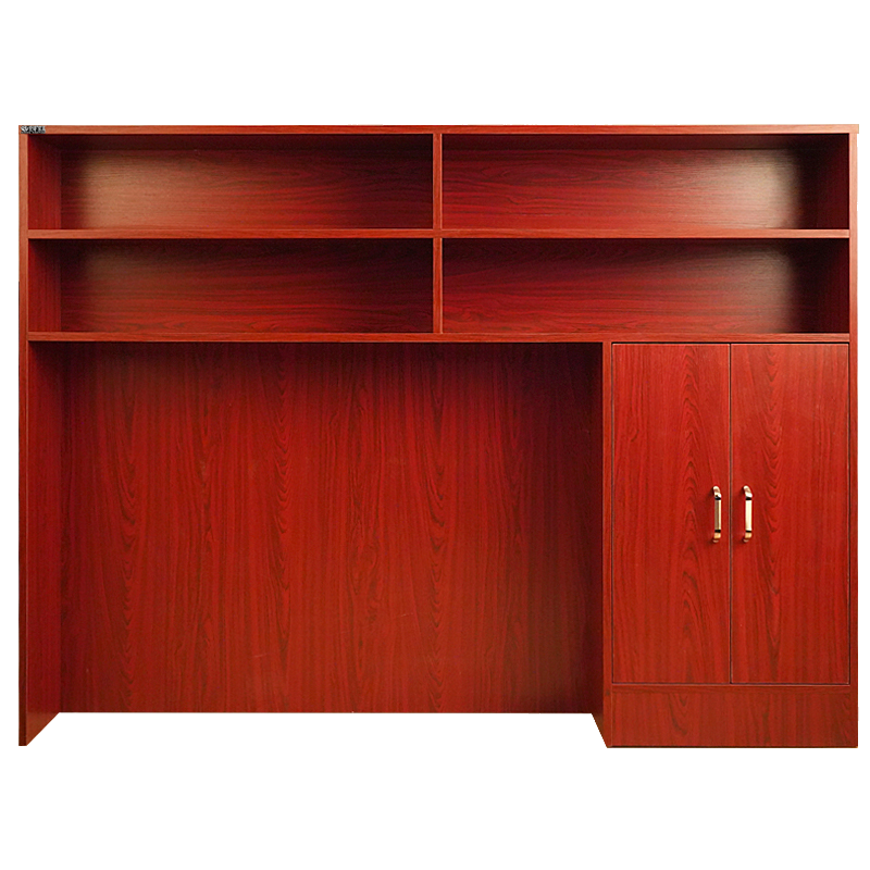 宏绮家具 原木办公桌隔断柜