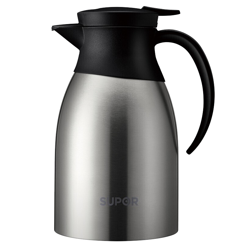 苏泊尔(SUPOR)保温壶家用304不锈钢保温瓶热水瓶大容量保暖壶水壶开水瓶 KC15DY50 香槟金1.5L