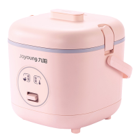 九阳(Joyoung)电饭煲1.2L迷你Q萌食品级材质可拆卸上盖易清洁不粘内胆宿舍可用F-12FZ618(樱花粉)