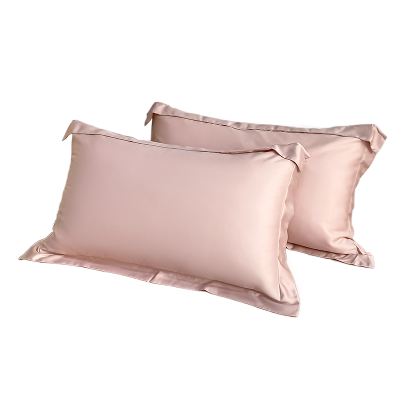 天作之合100支天丝枕头套48cmx74cm枕套高档夏季冰凉冰丝枕芯内胆套自带凉感