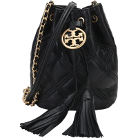 托里·伯奇 TORY BURCH 奢侈品 TB女包 FLEMING系列羊皮流苏单肩斜挎包水桶包迷你款 74853