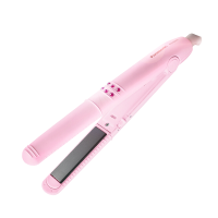 松下(Panasonic) 电卷发器 直发卷发棒 两用内扣陶瓷夹板 小巧不伤发 EH-HW13-P