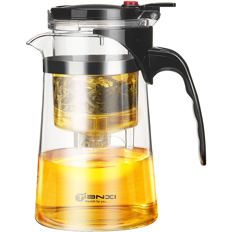 天喜飘逸杯 泡茶壶茶水分离冲泡茶神器玻璃过滤茶壶茶具飘逸壶