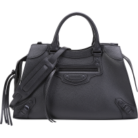 巴黎世家 BALENCIAGA 女士 Neo Classic系列牛皮革手提单肩斜挎包机车包654907 15Y47