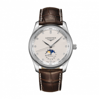 [苏宁自营]浪琴(Longines)名匠系列 机械男表 L2.909.4.77.3刻度镶钻月相瑞士手表