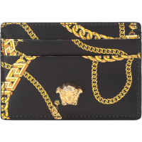 范思哲 VERSACE 男士牛皮CHAIN LA MEDUSA卡包卡夹DPN2467 1A02638
