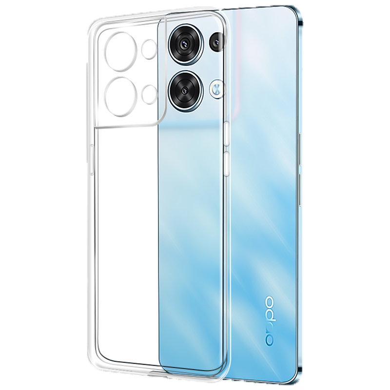 BOEEK OPPO Reno8 Pro+手机壳reno8防摔保护套pro透明软壳镜头全包5G保护壳reno8pro+套