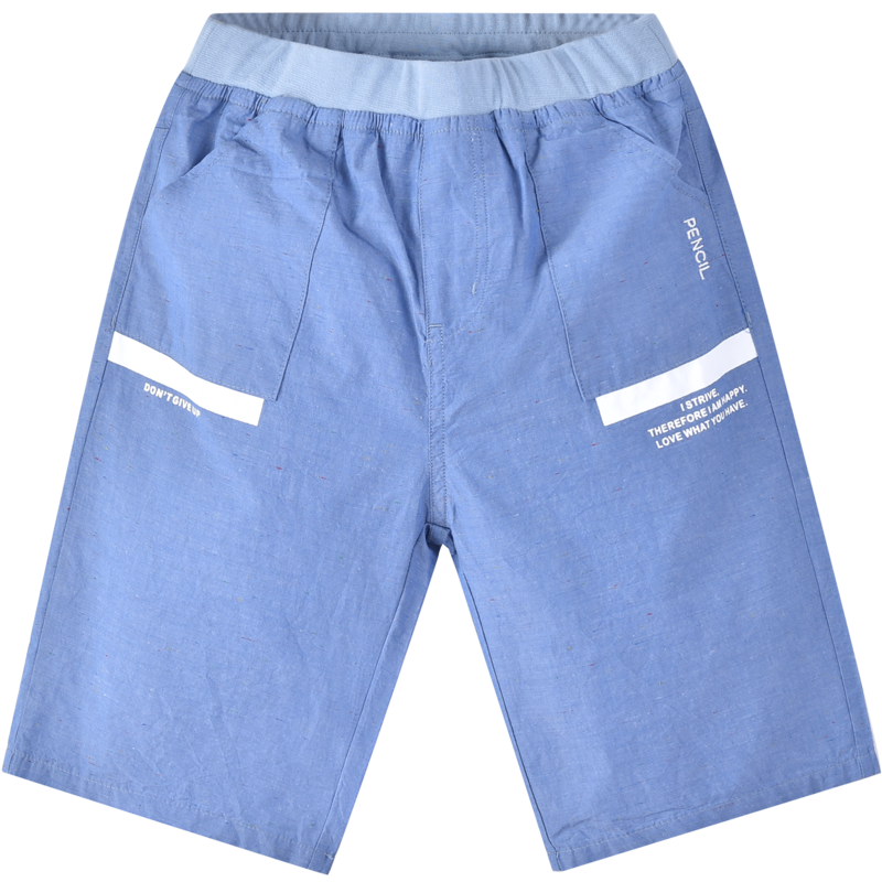 [1件3.5折价:34.65元]铅笔俱乐部童装男童五分裤2025夏装新款儿童短裤休闲大童纯棉裤子