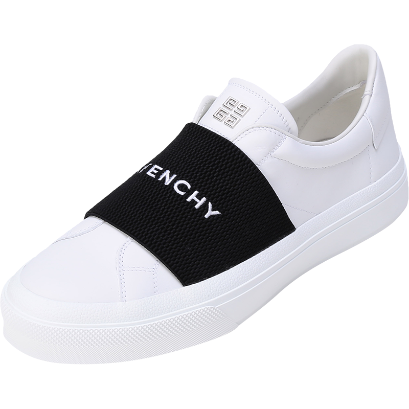 纪梵希 GIVENCHY 男士牛皮革松紧带city sport运动鞋小白鞋BH005XH14X