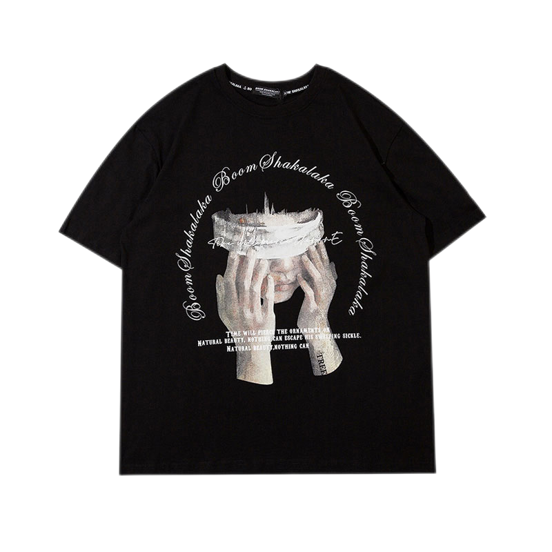 WOOG2005短袖T恤男夏季潮流原创小众新款情侣装潮牌男生宽松衣服