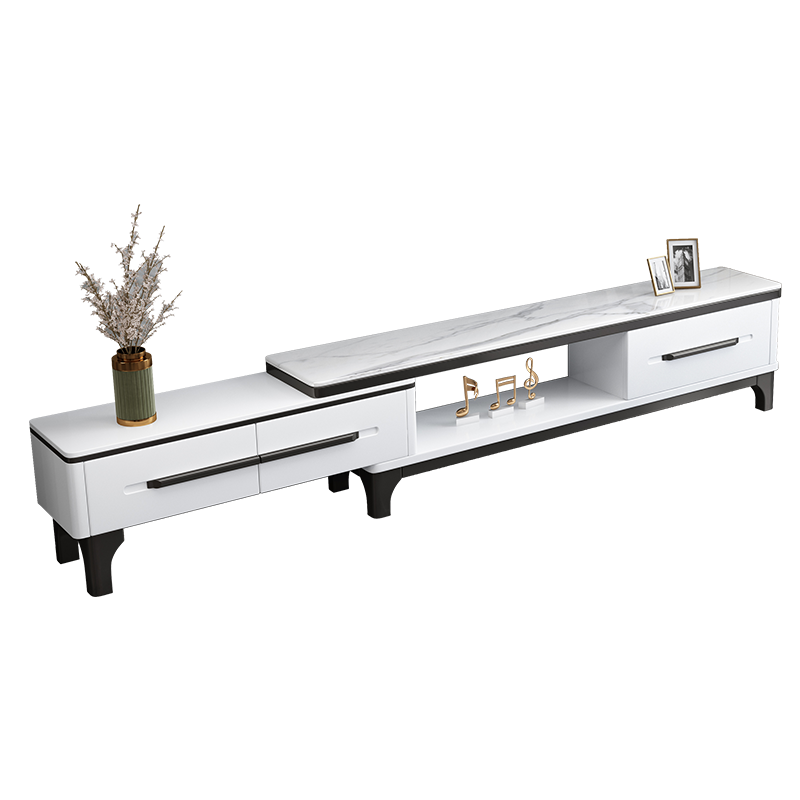 梵宜岩板茶几电视柜组合简约现代小户型客厅家用北欧式实木地柜