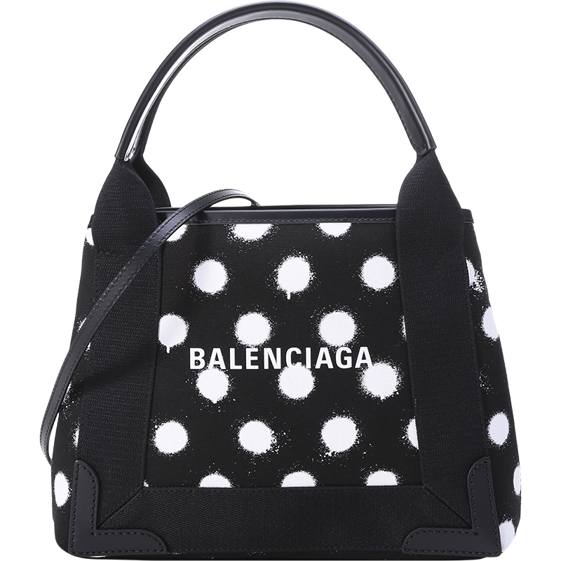 巴黎世家 BALENCIAGA 女士织物Navy Cabas手提单肩斜挎包子母包XS码 390346 2101Y