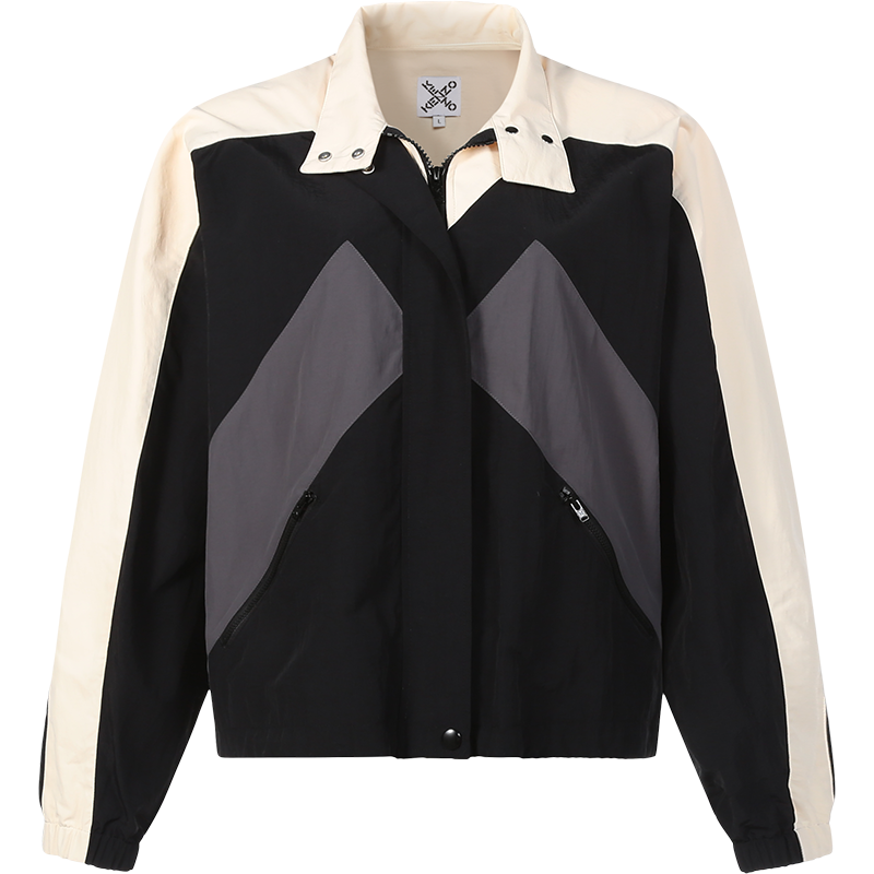 高田贤三 KENZO 女士锦纶短款运动休闲夹克外套上衣FA6 2BL120 9CO