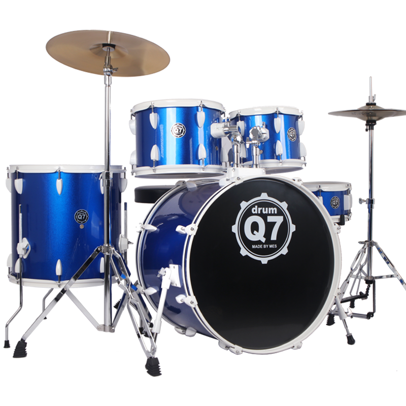 NUX小天使电子鼓DM7专业考级电子鼓5鼓4镲DM4S演奏电鼓便携式儿童初学成人练习演出爵士鼓通用电架子鼓