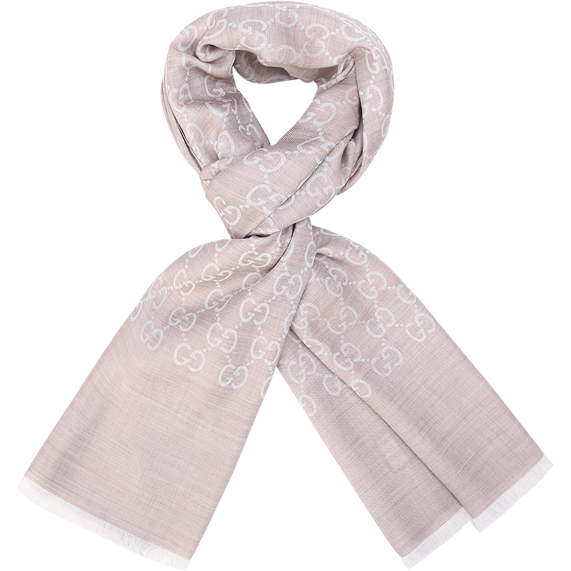 GUCCI 古驰 女士羊毛/桑蚕丝围巾披肩 165903 3G646