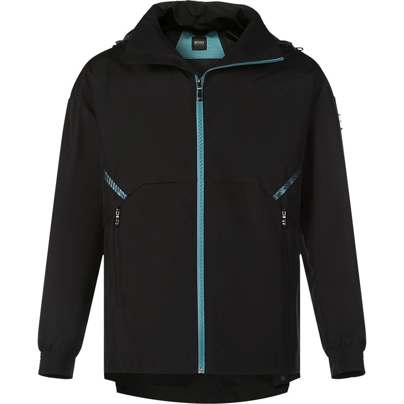 雨果博斯 HUGO BOSS 男士隐藏式连帽夹克上衣外套 50452078