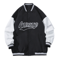 WOOG2005潮牌棒球服男春季新款ins大码宽松男生休闲潮流夹克外套