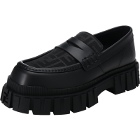 芬迪 FENDI 男士牛皮/织物Fendi Force乐福鞋厚底休闲鞋 7D1487 AHGY