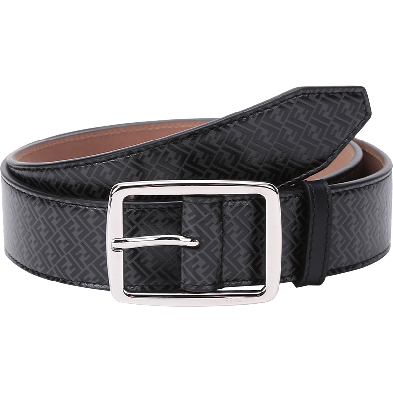 FENDI 芬迪 男士牛皮针扣式皮带腰带 7C0434 AGLP