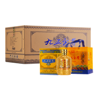 [酒厂自营]洋河镇白酒 液至蓝 精美礼盒装 皇家典范 九五至尊 粮食酒 52度500ml 原浆酒 婚庆喜宴酒水 整箱特价