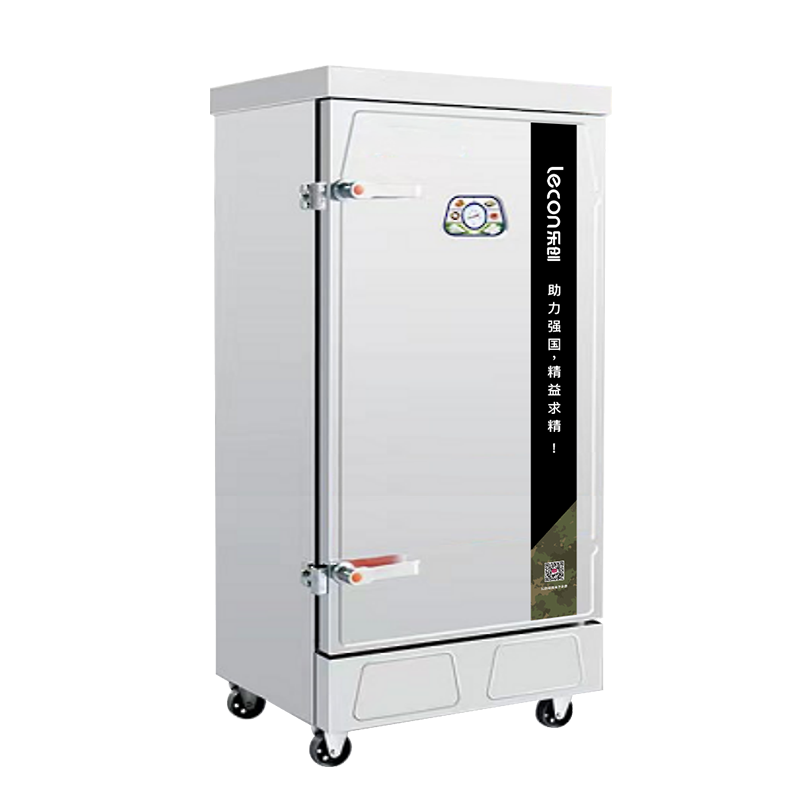 乐创(lecon)商用蒸饭柜 蒸箱蒸包炉馒头炉 单门12盘标准款 LC-JG-ZDJ12