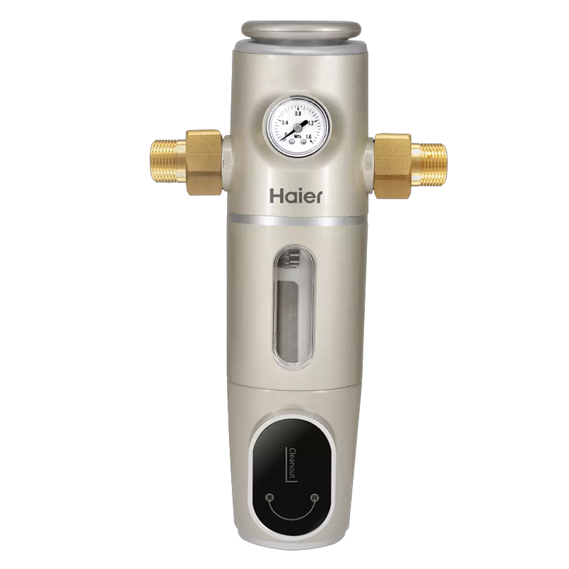 海尔(Haier)前置过滤器 HP12净水机全屋净水系统 净水反冲洗家用过滤杂质 大流量前置过滤器