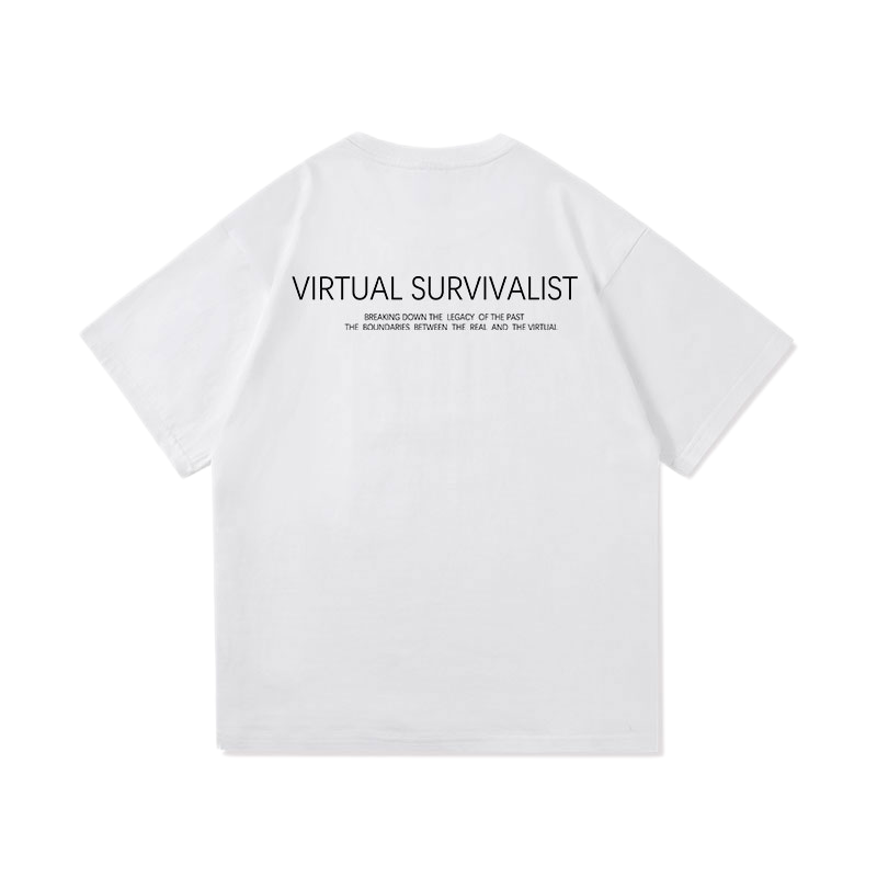 WOOG2005夏季新款日系潮牌印花短袖T恤男士宽松ins百搭半袖上衣男